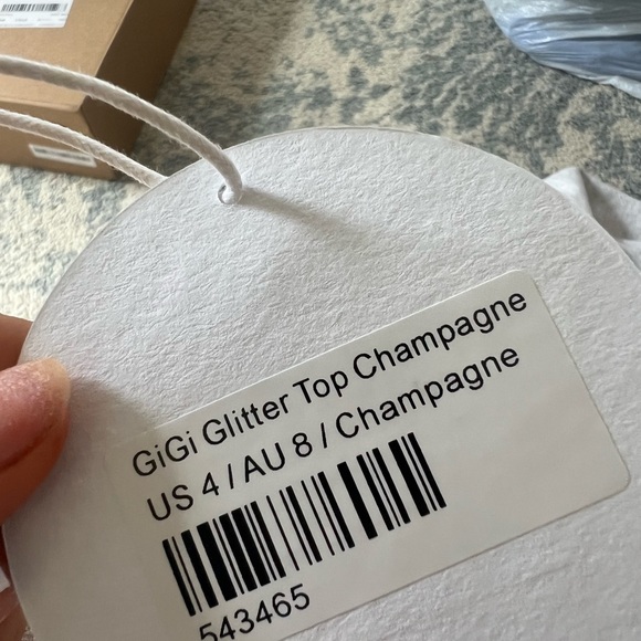 Gigi glitter top Princess Polly - Picture 4 of 4